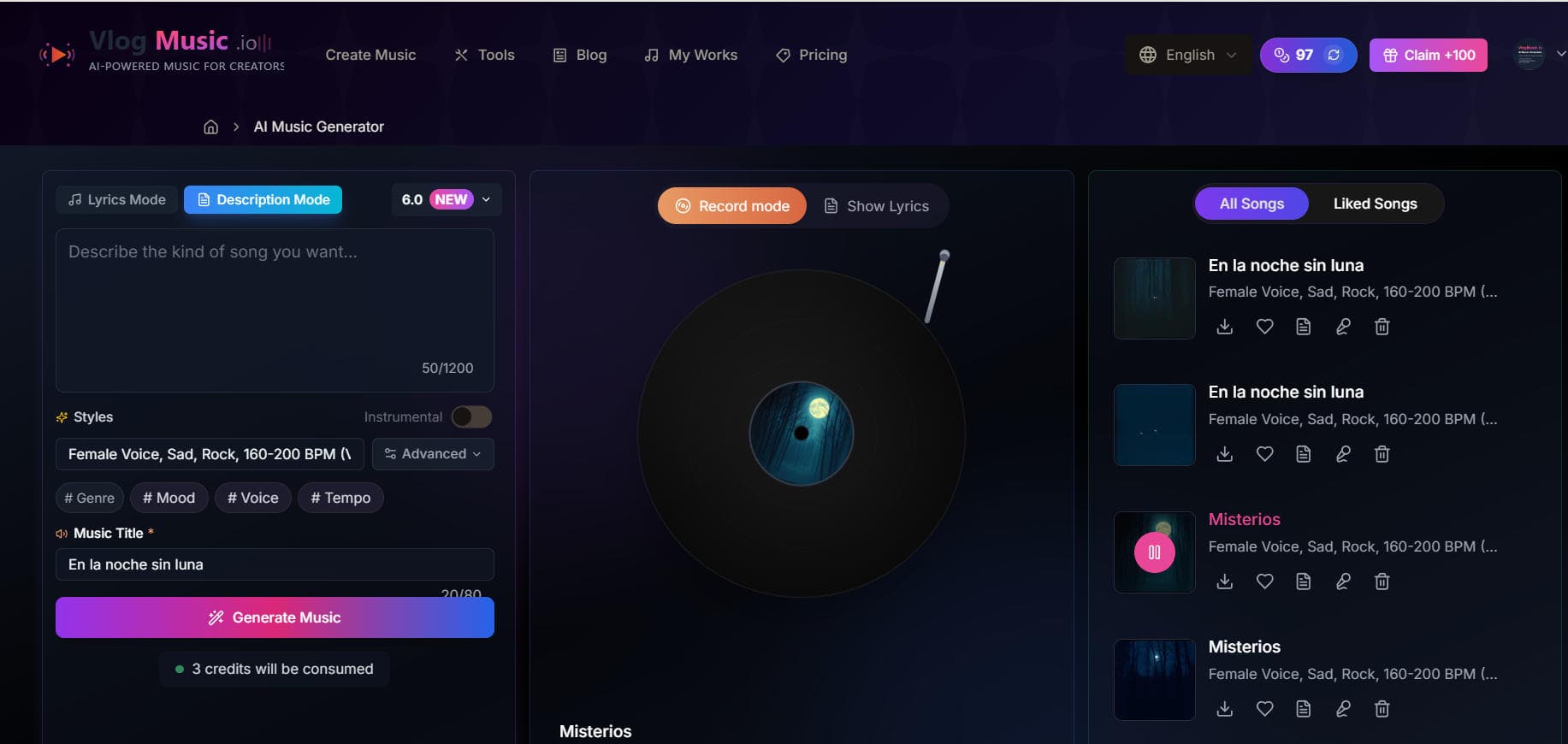 Create Songs from Ideas: Your Imagination, Our AI